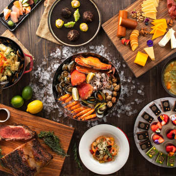 Voucher untuk Buffet Makan Tengahari di Hilton New Taipei City (Makan Malam Hari Biasa +NT$100. Maka