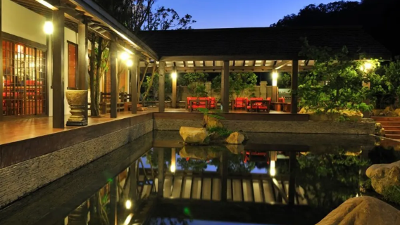 Miaoli | Shifeng Hot Spring Castle | Doppel-Suite, öffentliches Bad, japanisches Zimmer, kreative Küche