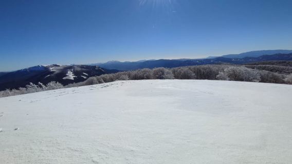 Potenza: Geführte Bergwanderung mit Schneeschuhen