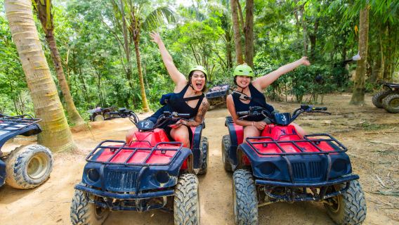 Phuket ATV-Spaßfahrt mit Zipline-Abenteuertour