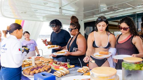Dubai Luxury Yacht 2/3 Hours Shared Tour with BBQ & Soft Drinks-Sunset/Party/Jet Ski Optional Transport Passes 6