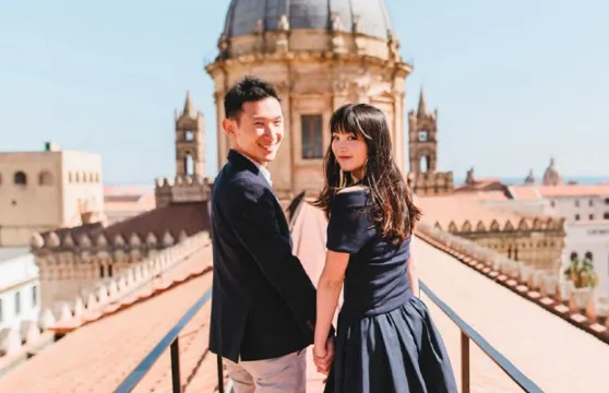 意大利西西里島弗蘭卡維拉Trip Moments【意大利西西里島巴勒莫婚紗套餐旅拍寫真照片跟拍攝】