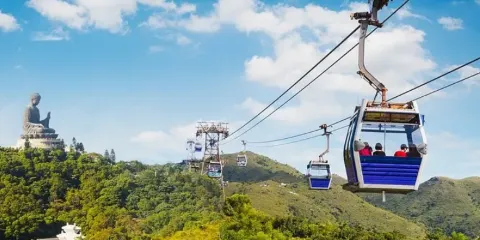 香港大嶼山祈福遊:昂坪360來回/天壇大佛/寶蓮禪寺品嚐齋菜