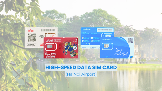 [Vietnam] Kartu SIM 4G/5G | Pengambilan di Bandara Internasional Noi Bai, Hanoi