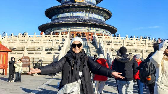 ทัวร์ครึ่งวันเช้าแบบมีไกด์นำเที่ยวที่อุทยานหอฟ้าเทียนถานในปักกิ่ง