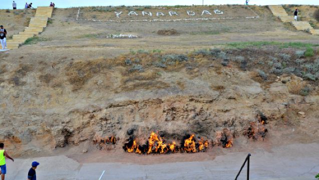火焰塔+希爾萬沙宮殿+亞娜代戈+比比海巴特清真寺+火神廟