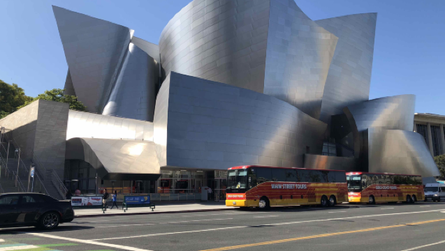 Boulevard des Stars d'Hollywood + Beverly Hills + Salle de concert + Stade + Angels Flight à Los Angeles