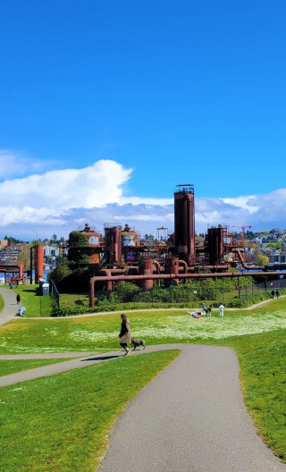 煤氣廠公園+派克魚市場+哥倫比亞中心+飛行博物館世界盃城市遊