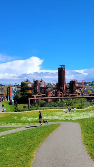 Gas works park + Pike place fish market + Columbia center + The museum of flight (World cup city tour)