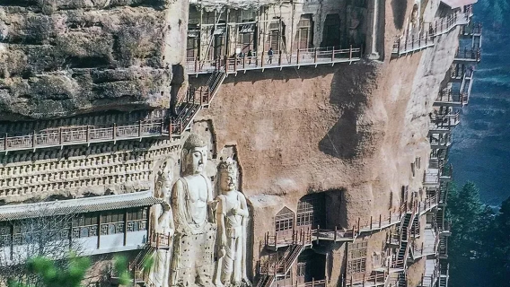 Tianshui Maijishan Grottoes, Fuxi Temple and Tianshui Ancient City Day Tour: Private Car