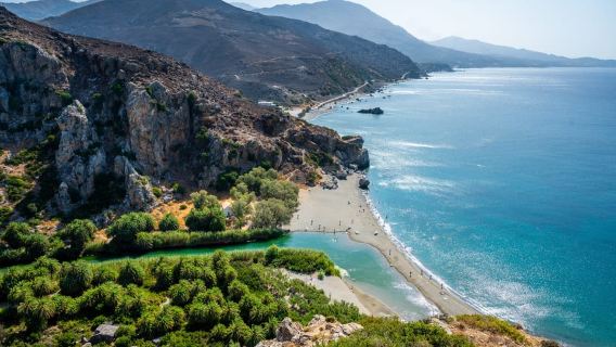 Day Trip to Preveli & Damnoni Beach & Rethymno City Tour