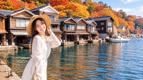 1-day tour from Osaka/Kyoto to Amanohashidate and Ine no Funaya with optional cable car and sightseeing boat