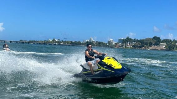 Miami: Jetski-Abenteuer mit Bootsfahrt ab Downtown