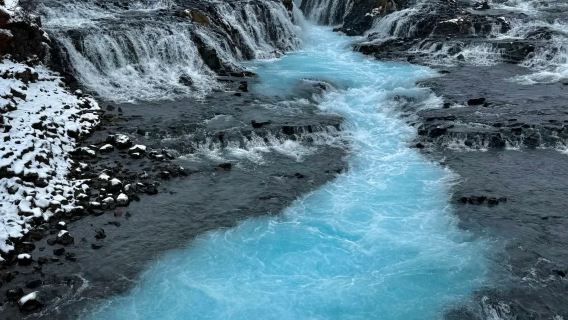 冰島黃金旅遊圈+藍色秘境瀑布+間歇泉一日遊【雷克雅未克來回】