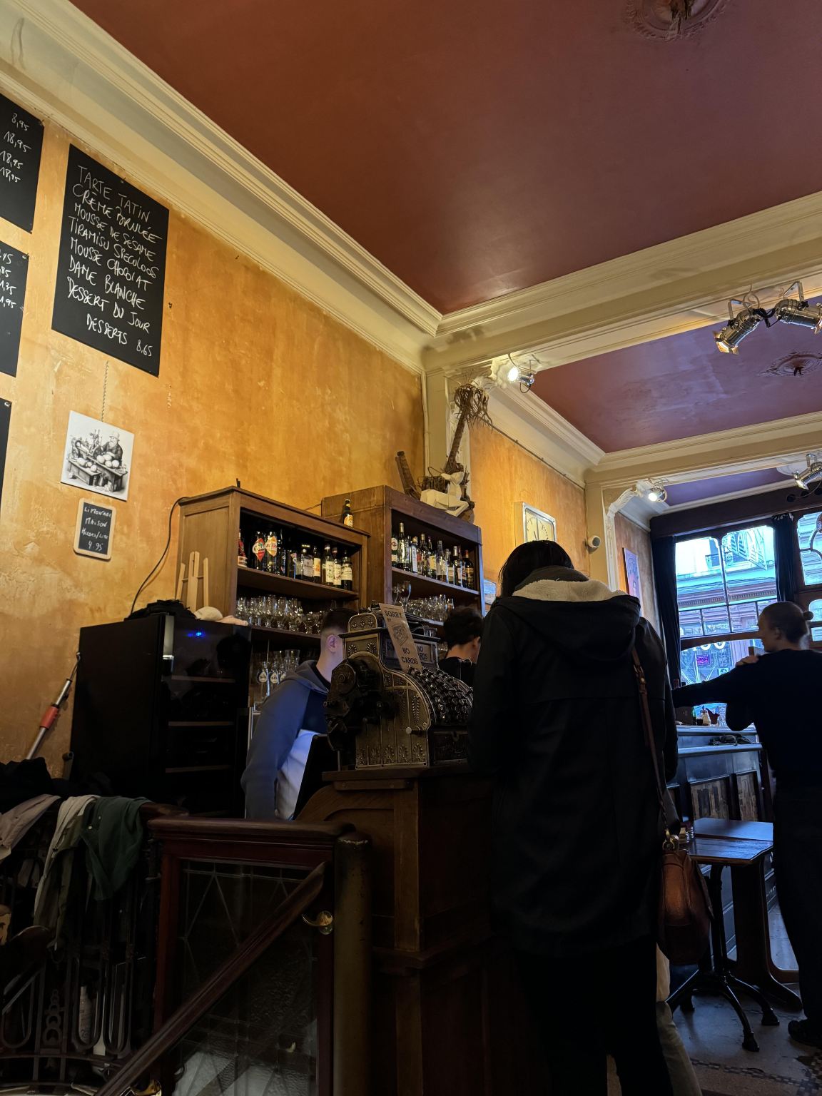 Belgien Brüssel Fin de Siècle Tischreservierung im Restaurant für beliebte Lokale