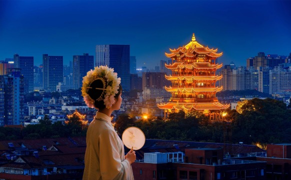 [Penerangan Budaya Chu|Kumpulan 25 Orang] Lawatan Mendalam Budaya Menara Bangau Kuning [Panduan Seca