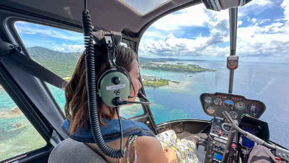 ทัวร์เฮลิคอปเตอร์ในหมู่บ้านโอนนะ จังหวัดโอะกินะวะ (ท่องเที่ยวด้วยเฮลิคอปเตอร์ 3-20 นาที ชมวิวป่ายันบารุและความงามของจังหวัดโอะกินะวะจากมุมสูง)