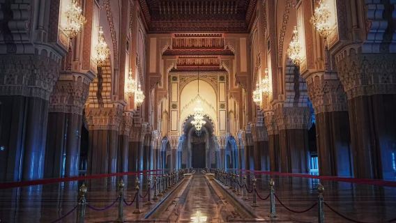 Tour 1 ngày bằng xe riêng tiếng Anh đến Casablanca + Tàn tích Chellah + Tháp Hassan + Vườn Andalusia