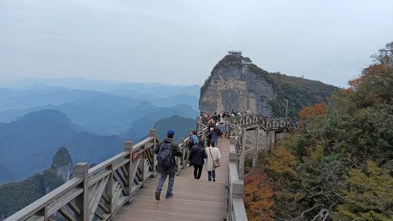 천문산 어드벤처 프라이빗 일일투어 - 구름 속에서 천국의 문까지