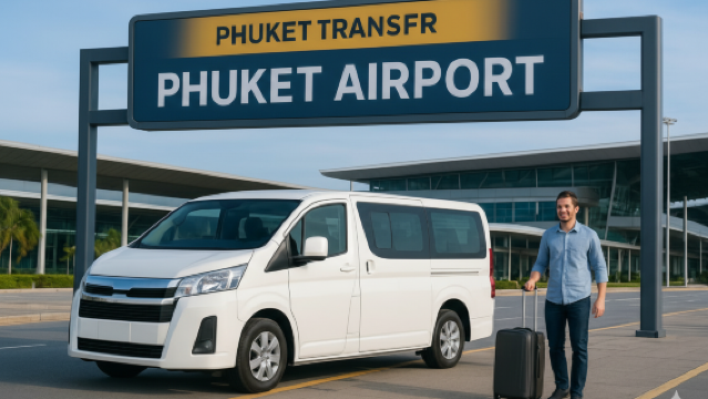 รถตู้ปรับอากาศร่วม รับส่งสนามบิน: สนามบินภูเก็ต