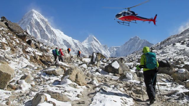 Tur Helikopter ke Base Camp Annapurna dari Pokhara dengan Sarapan