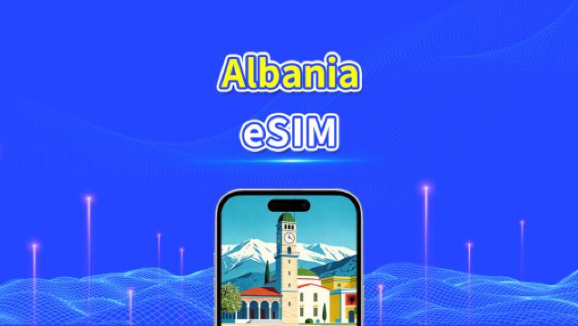 Albania 5G/4G eSIM | Dual Network Coverage | Daily/Total Data Package | 24-Hour Billing | 1–30 days | QR Code