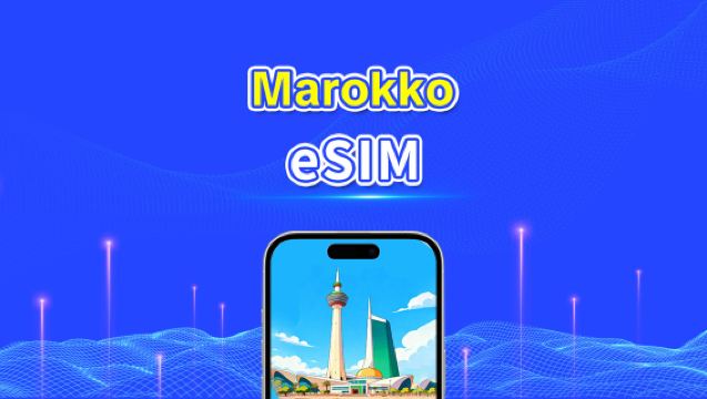 Marokko eSIM | 4G | Daglig pakke/data pakke | 1-30 dage | 24 timers fakturering | QR-kode