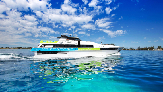 Rottnest Island ferry transfer & bike rental & snorkel gear rental