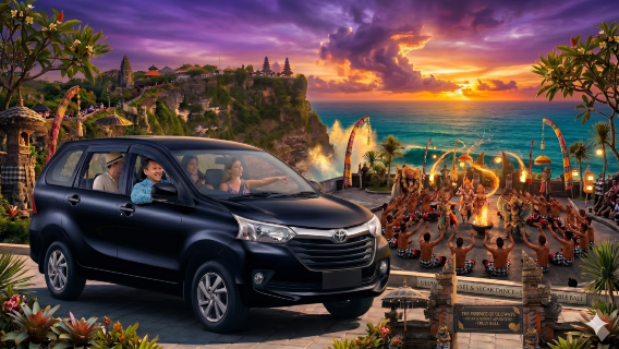 Kecak Fire Dance Uluwatu and Sunset Temple Entry With Pickup