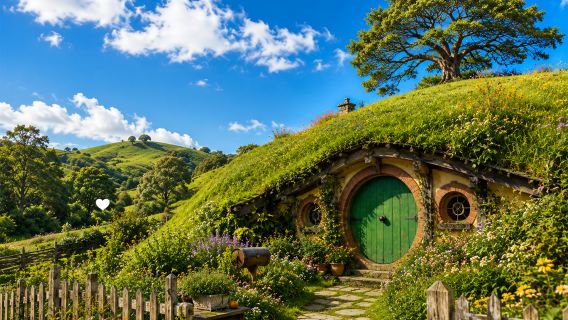 Passeio de um dia exclusivo para a Vila dos Hobbits + Caverna dos Vaga-lumes na Nova Zelândia [Serviço em chinês/inglês | Grupos compartilhados | Transporte privativo]