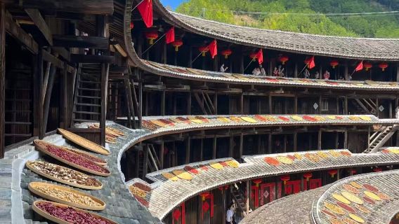 福建永定土樓+土樓王大魚海棠一日遊【特惠+上門接駁+含午餐】