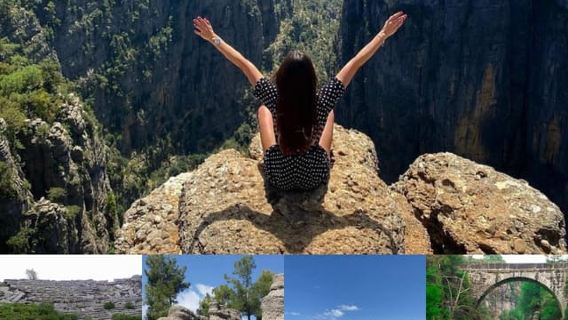 Tazi Canyon-Selge Antike Stadt und Teufelssteine von Side