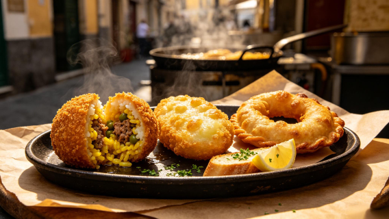 Napoli: Street food tur | 6 madstationer inklusive pizza | 2 timers guidet tur
