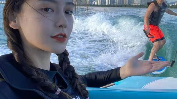 蘇州太湖尾波滑浪體驗造浪艇出海滑浪教學拼船包船尾波滑浪【百萬造浪艇+實體店+專業教練+包船教學】