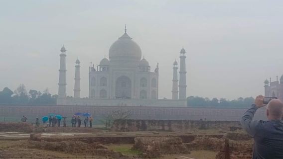 Jaipur: Privater Tajmahal-Sonnenaufgang von Jaipur mit dem Auto