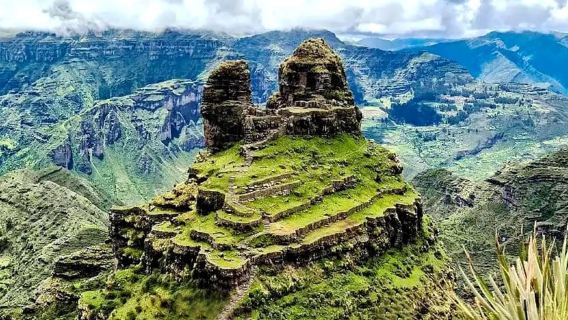 Ab Cusco: Ganztägige Wanderung nach Waqrapukara