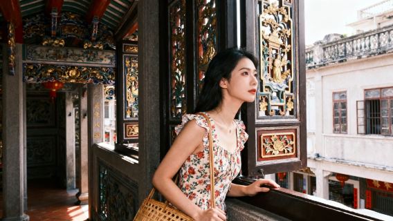 潮州古城旅拍【現場收片【全精修】攝影親子照旅拍閨蜜個人情侶全家福旅行跟拍】