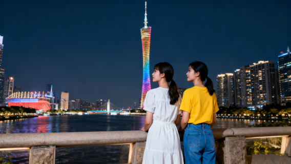 廣州塔旅拍【跟拍攝影親子照情侶閨蜜兒童跟拍家庭旅拍】