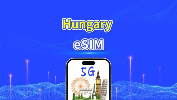 eSIM Hungary | 5G/4G | Pakej data harian/jumlah | 1-30 hari | Penagihan 24 jam | kod QR