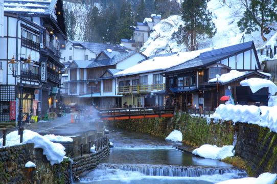 Pakej Pelancongan Sehari di Tohoku | Onsen Ginzan & Pemandangan Salji Pokok Zao | Berlepas dari Stes