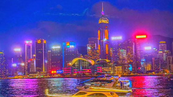 Du thuyền đêm cảng Victoria Hồng Kông Trung Quốc - Victoria Harbour No.1 [Bao gồm đồ uống không giới hạn + chụp ảnh cảng Victoria]