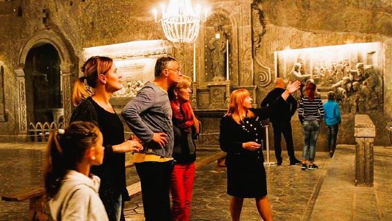 Tour di mezza giornata della miniera di sale di Wieliczka UNESCO da Cracovia
