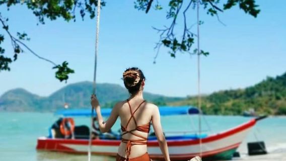 ランカウイ豪華版アイランドホッピングワンデーツアー 海釣り+シュノーケリング+BBQランチ+ベラス・バサ島とダヤン・ブンティン島