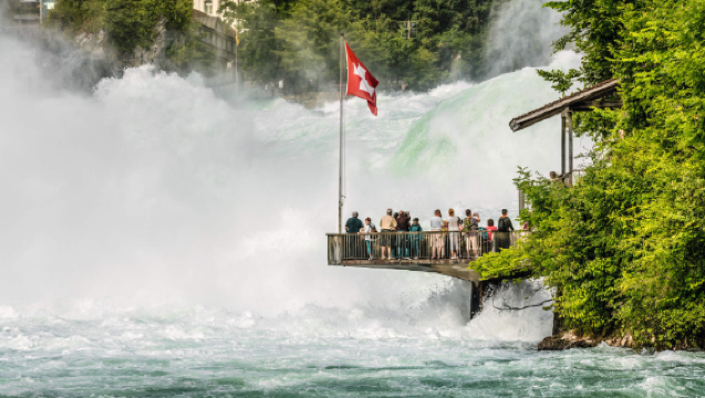Guided Tour of Rhine Falls and the Medieval Town of Stein am Rhein