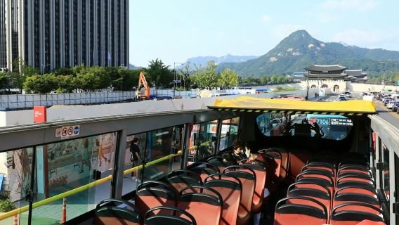 Экскурсия на автобусе по Сеулу: маршрут Hop-on Hop-off с посещением дворца и горы Намсан