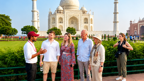 Depuis Delhi : Excursion à la journée privatisée du Taj Mahal à l'aube et d'Agra avec options