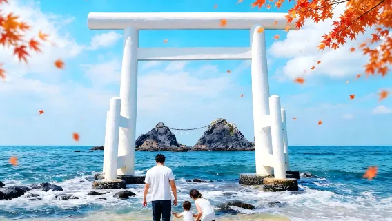 Perjalanan Satu Hari Rahasia Kyushu Itoshima: Fukuoka Itoshima + Batu Pasangan Sakurai Futamigaura