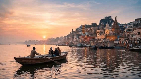 Varanasi Sunrise Ganges Boat Ride and Sacred Ghats Experience