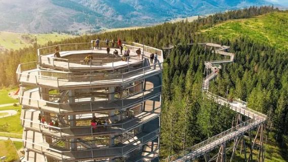 from Zakopane: Treetop Walk and Štrbské Pleso Trip