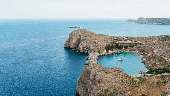 Rhodes Highlights: Lindos & 7 Springs Guided Tour with Pickup
